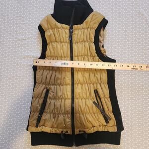 Calvin Klein puffer vest sz M mustard